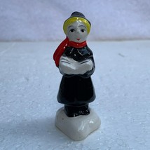 Dept 56 - Carolers - Woman Singing, Loose Figurine - Snow Village From 1979 - £9.34 GBP