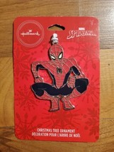Spiderman Ornament Hallmark Flat Metal Christmas Tree Ornament NEW 2019 - $14.84