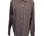 Ralph Lauren Classic Fit Dress Shirt Purple/Green Plaid XL - $14.24