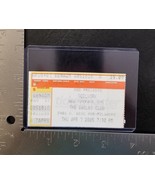 SOILWORK - ORIGINAL APRIL 7, 2005 CONCERT TOUR TICKET STUB - $10.00