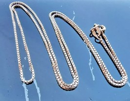 CNT 925 STERLING SILVER MADE IN ITALY ROSE VERMEIL CHAIN   20&quot;   1.0 mm - $523.39 MXN