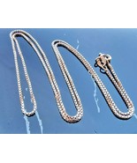 CNT 925 STERLING SILVER MADE IN ITALY ROSE VERMEIL CHAIN   20&quot;   1.0 mm - $532.90 MXN