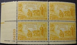 California Centennial of Statehood Set of Four Unused US Postage Stamps - $1.95