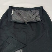 Vintage Michele Petite Women's Black Rear Zipper & Slit Pull-On Skirt Waist 30" image 11