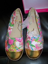 LILLY PULITZER TARGET Espadrilles NOSIE POSEY Size 4 Girl&#39;s NEW - £37.15 GBP