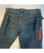 DIESEL Keate Womens Jeans Size W 28 L 34 Wash 0060L Stretch Tassel Italy... - £120.91 GBP