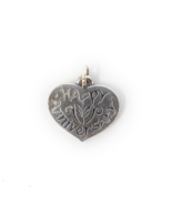 James Avery 925 S. Silver &quot;Happy Anniversary&quot; Heart Charm - $48.54 CAD