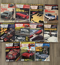 1984 Motor Trend Magazine Lot Automotive 1,2,3,4,5,6,7,9,10,11,12 Missing 8 - £32.19 GBP