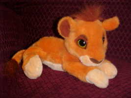 12&quot; Disney Purring Kovu Stuffed Toy From The Lion King Simba&#39;s Pride 1998 Mattel - £119.89 GBP