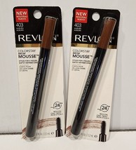 Revlon ColorStay Brow Mousse 403 Auburn  24 hour wear Lot of 2 New in Package - $12.86