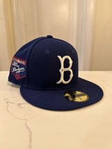 Brooklyn Dodgers New Era Hat Cap Sz 7 Ebbets Field 1955 World Champs NEW MLB - £34.57 GBP