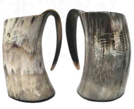 Viking Horn Mug Drinking Horn mug Game of Throne drinking horn mug Best ... - £89.91 GBP