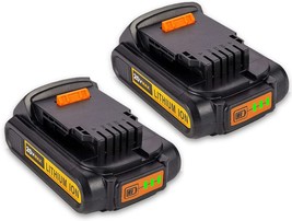 Dasnite 2Pack 20V 3.0Ah DCB201 Battery Replacement for Dewalt 20 Volt MAX - £36.97 GBP