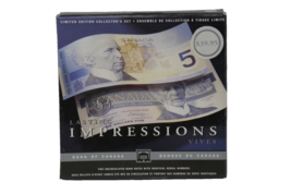 Lasting Impressions Limited Edition Collector&#39;s Set Bank of Canada $5 Notes - $39.59