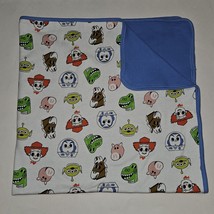 Disney Toy Story Baby Blanket Lovey Cotton Receiving Amazon Buzz Woody Rex Hamm - £23.32 GBP