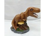 Jurassic World T-Rex Ceramic Coin Piggy Bank Dinosaur Universal Studios ... - $24.74