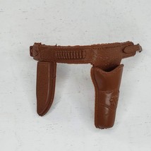 Vintage Johnny West Holster Sheath Gun Knife Brown Replacement Part - $9.99