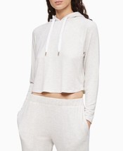 Calvin Klein Womens Sleepwear Pure Lounge Long Sleeve Hoodie Size X-Small, Gray - £50.06 GBP