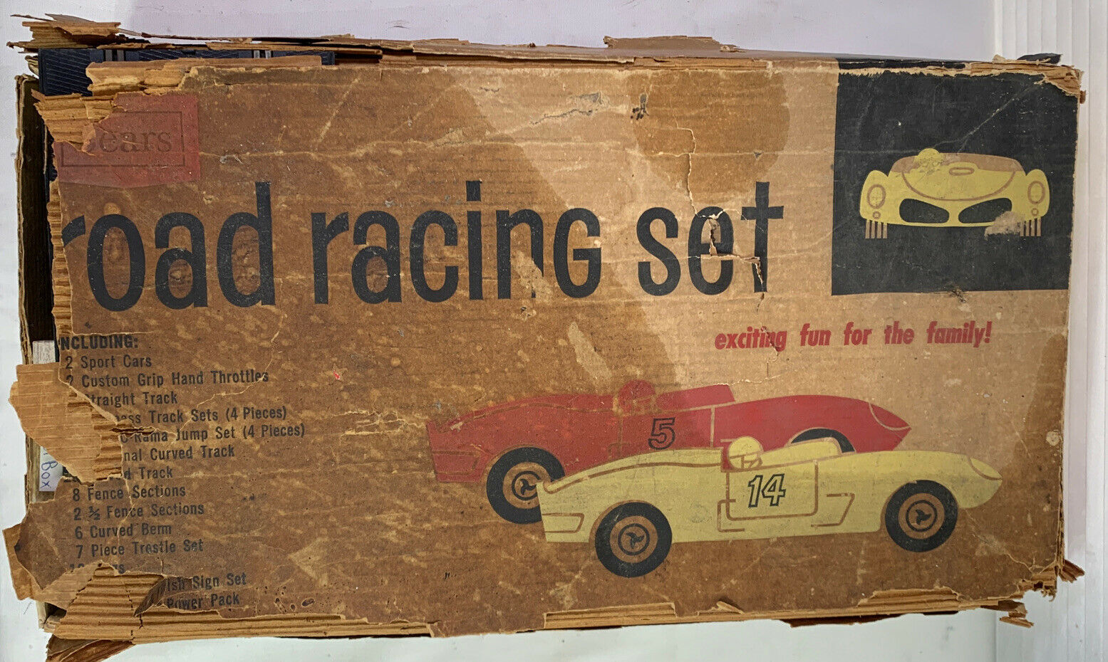 MARX Sears Vintage Road Racing Set Slot Car Track made by MARX - $217.68