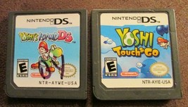 Nintendo Ds Game Lot Yoshi Island &amp; Yoshi Touch &amp; Go - £51.89 GBP