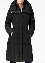 COLE HAAN 3/4 LONG COAT PUFFER DOWN/FEATHER FILL sz XS /TP NEW - £163.13 GBP