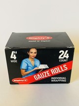 Mighty-X Gauze Rolls Individual Wrapping 24 Count - £13.33 GBP