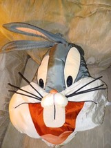Play By Play Bugs Bunny Pillow Plush 30&quot; With Ears Looney Tunes Stuffed... - £23.60 GBP