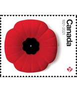 CANADA 2021  REMEMBRANCE POPPY BOOKLET 10 MNH STAMPS REMEMBRANCE DAY FLOWER - €16,10 EUR
