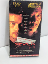 Seven SE7EN VHS SCREENER Promo Copy DEMO Brad Pitt Morgan Freeman RARE - £19.76 GBP