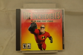 Disney Pixar The Incredibles PC-CD ROM Print Studio Stationary Designer Software - £3.08 GBP
