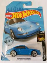 Hot Wheels 2019 Nightburnerz - &#39;96 Porsche Carrera, Blue 155/250 - $14.15