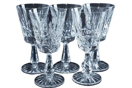 Waterford Kylemore Cut Crystal Claret Wines (5) - $193.05