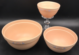 Set of 3 Vintage Treasure Craft Southwest Nesting Bowls 1/2 QT , 1.5 QT ... - £26.14 GBP