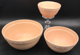 Set of 3 Vintage Treasure Craft Southwest Nesting Bowls 1/2 QT , 1.5 QT &amp; 2.5 QT - £25.61 GBP