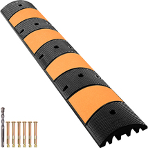 VEVOR Rubber Speed Bump, 1pcs 2 Channel Speed Bump Hump, 22000lbs Load C... - $82.99