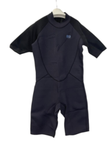 Youth Kids 3/2mm Neoprene Thermal Shorty Wet Suit Navy/Black XXL - £17.36 GBP