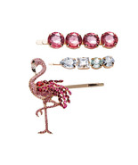 Crystal flamingo hair pin set - €12,56 EUR