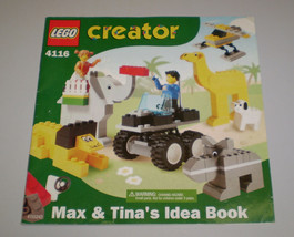 Used Lego Creator INSTRUCTION BOOK ONLY # 4116 No Legos included - $9.95