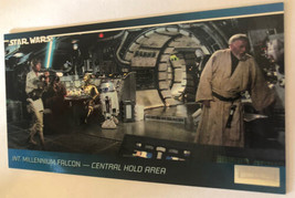 Star Wars Widevision Trading Card 1994  #56 Millennium Falcon Luke Skywalker Obi - $2.48