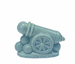 Wade whimsies whimsy vtg figurine Red Tea Rose Blue cannon canon circus ball mcm - £11.82 GBP
