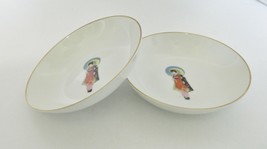Fukagawa Arita Madame Butterfly Hand Painted Made in Japan Dessert Berry Bowls 2 - £15.48 GBP