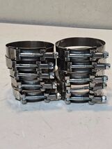 10 Quantity of Breeze T-Bolt Hose Clamps Min Diameter 3.25" SS Band (10 ... - $72.74