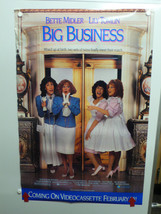 BIG BUSINESS Bette Midler LILY TOMLIN Fred Ward HOME VIDEO POSTER 1988 - £13.40 GBP