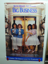 BIG BUSINESS Bette Midler LILY TOMLIN Fred Ward HOME VIDEO POSTER 1988 - £13.24 GBP