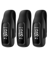 3-Pack Clip Case Accessory For Fitbit Inspire 3/Inspire 2, Black+Black+B... - £14.08 GBP