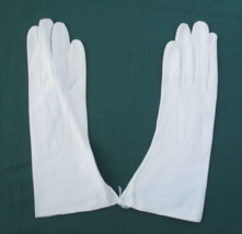NEW Vintage Washable Doeskin Size 6.5 Evening Gloves Made in England AC Brand - £26.54 GBP