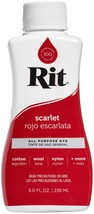 Rit Dye Liquid 8oz-Scarlet - £14.17 GBP