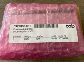 Cab Printhead  for model Squix 4.3/300dpi Thermal Printhead (5977383.001... - $282.99