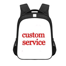 Custom Your  Image Name logo On Backpacks Customized student school Bag Kids Kin - £27.21 GBP