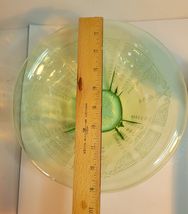 Anchor Hocking Princess Pattern Green Uranium Hat-Shaped Bowl image 8